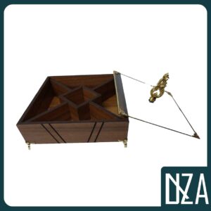 تی بگ چوبی درب شیشه ای پنج خانه