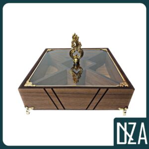 تی بگ چوبی درب شیشه ای پنج خانه