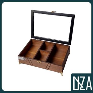 تی بگ چوبی مستطیل چهار خانه کوچک